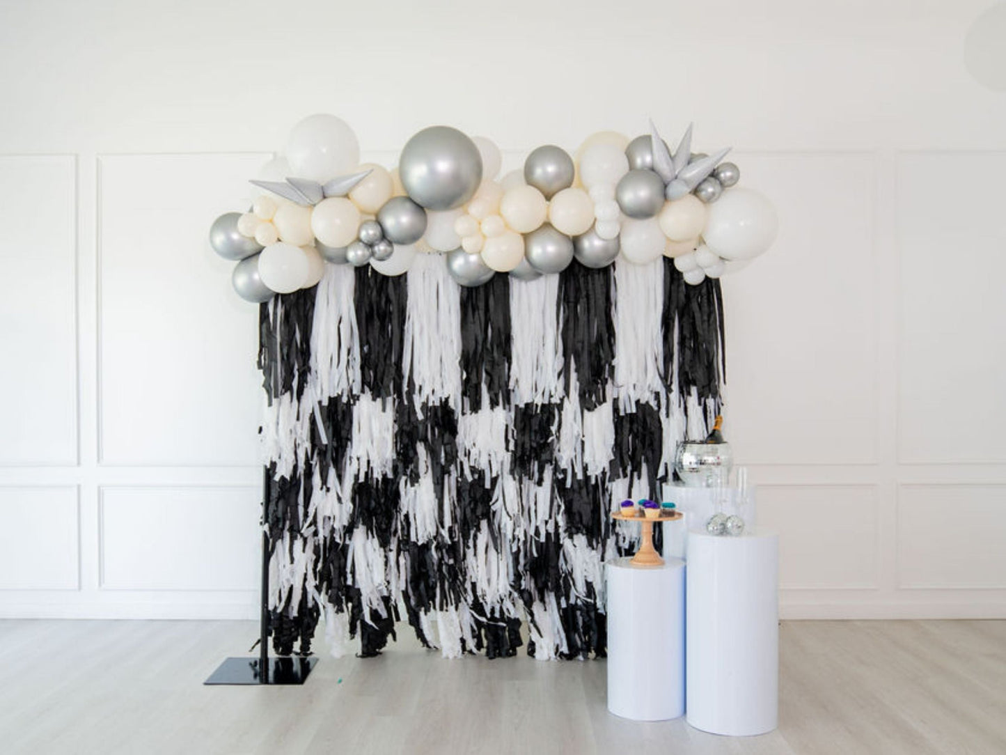 Check Mate Backdrop-Fringe Backdrop-Party Decor-Oh My Darling Party Co-Oh My Darling Party Co-1st birthday decor, baby shower decor, bachelorette, bachelorette backdro, bachelorette party, backdrops for party, balloon garland, balloon garlands, best sellers, birthday decor, birthday party, black, black and white, black backdrops, boho nursery, boho party decor, boho tassel garland, bridal shower, check backdrop, check it, checkerboard, checkers, cochella party decor, colorful backdrop, fiesta, fringe backdr