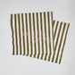 Classic Stripe Gold Matte Large Napkin-Fringe Backdrop-Party Decor-Josi James-Oh My Darling Party Co-boy party, boy party napkins, cocktail napkins, garbage truck, girl party, gn party, gold, gold details, guest napkins, matte gold, napkins, napkins paper, paper napkins, party decor, party napkins, party supplies, striped, stripes, trash truck, trash truck party, white and gold, yellow napkins