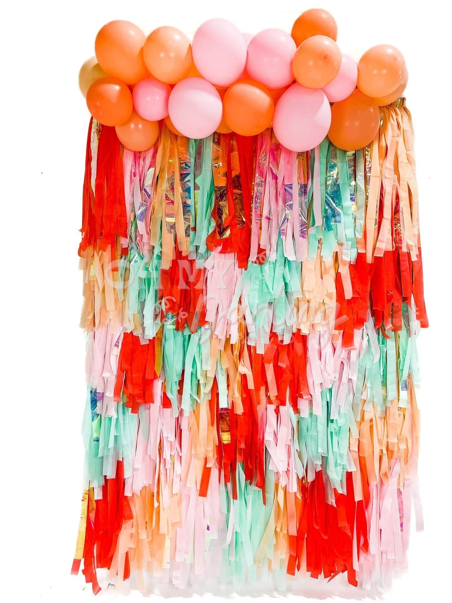 Coral Reef Backdrop-Fringe Backdrop-Party Decor-Oh My Darling Party Co-Oh My Darling Party Co-backdrops for party, balloon garlands, be my valentine, birthday boy, birthday decorations, birthday girl, Birthday Party, blush, boy birthday, coral, fairy, fringe garland, Fringe Streamers, fruit, gender neutral birthday, girl birthday, girl party, GREEN BACKDROP, GREEN BACKDROPS, iridescent, luau, mint, ocean, OMDPC, ORANGE BACKDROP, party backdrops, peach, PINK BACKDROP, sea, seashells, Seaside, seaside bachelo