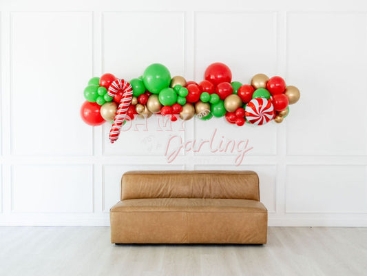 Cup of Cheer Balloon Kit-Fringe Backdrop-Party Decor-Balloon Kits-Oh My Darling Party Co-balloon garland, balloon garlands, balloon kit, balloons, christmas, christmas balloons, christmas birthday, Christmas Decor, christmas decoration, Christmas Party, christmas party decor, christmas party idea, cowboy christmas, diy balloon kit, merry christmas, pepermint balloons