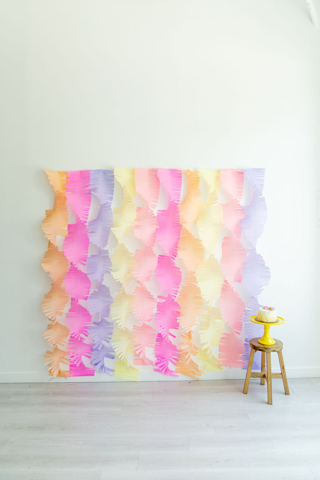 Spring Showers Fringe Crepe Paper Bundle-Oh My Darling Party Co-Fringe Backdrop, Streamer Backdrop, Fringe perfect for events & parties!