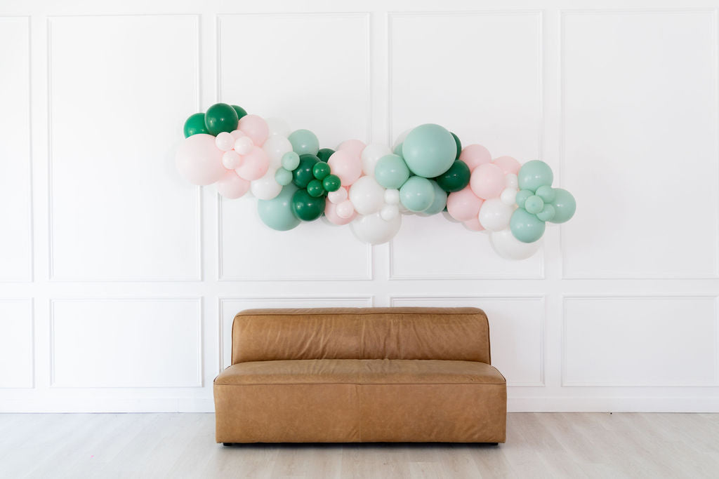 Pinkmas Balloon Kit-Oh My Darling Party Co-Fringe Backdrop, Streamer Backdrop, Fringe perfect for events & parties!