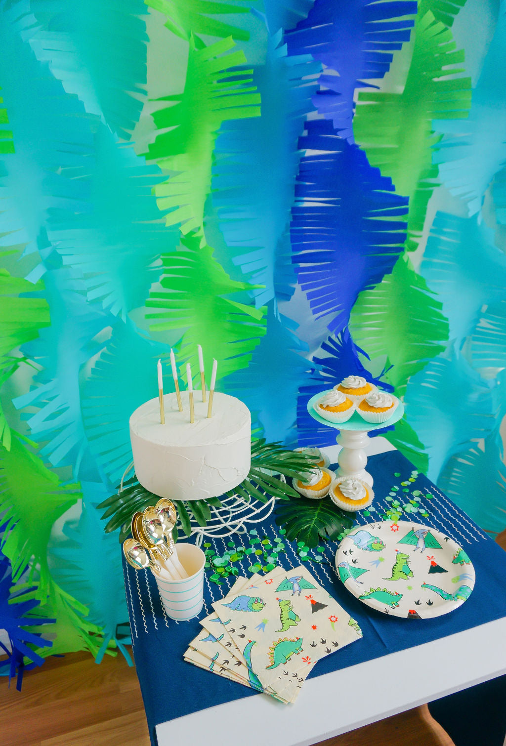 Ocean Adventures Fringe Crepe Paper Bundle-Oh My Darling Party Co-Fringe Backdrop, Streamer Backdrop, Fringe perfect for events & parties!