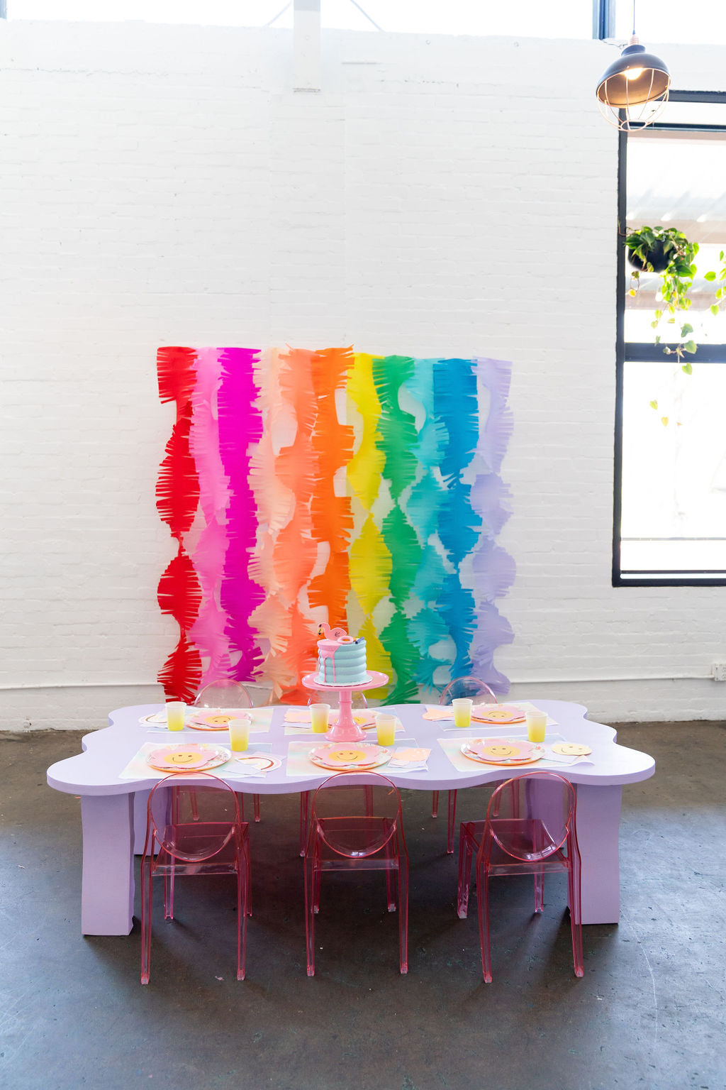 Rainbow Fringe Crepe Paper Bundle-Oh My Darling Party Co-Fringe Backdrop, Streamer Backdrop, Fringe perfect for events & parties!