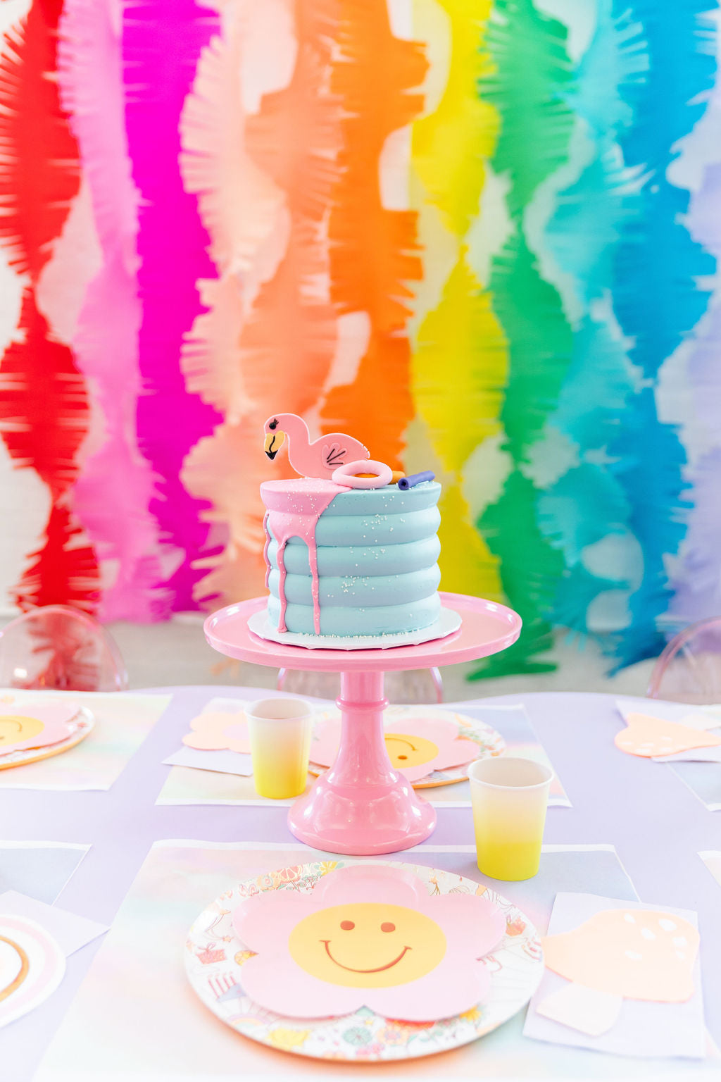 Rainbow Fringe Crepe Paper Bundle-Oh My Darling Party Co-Fringe Backdrop, Streamer Backdrop, Fringe perfect for events & parties!