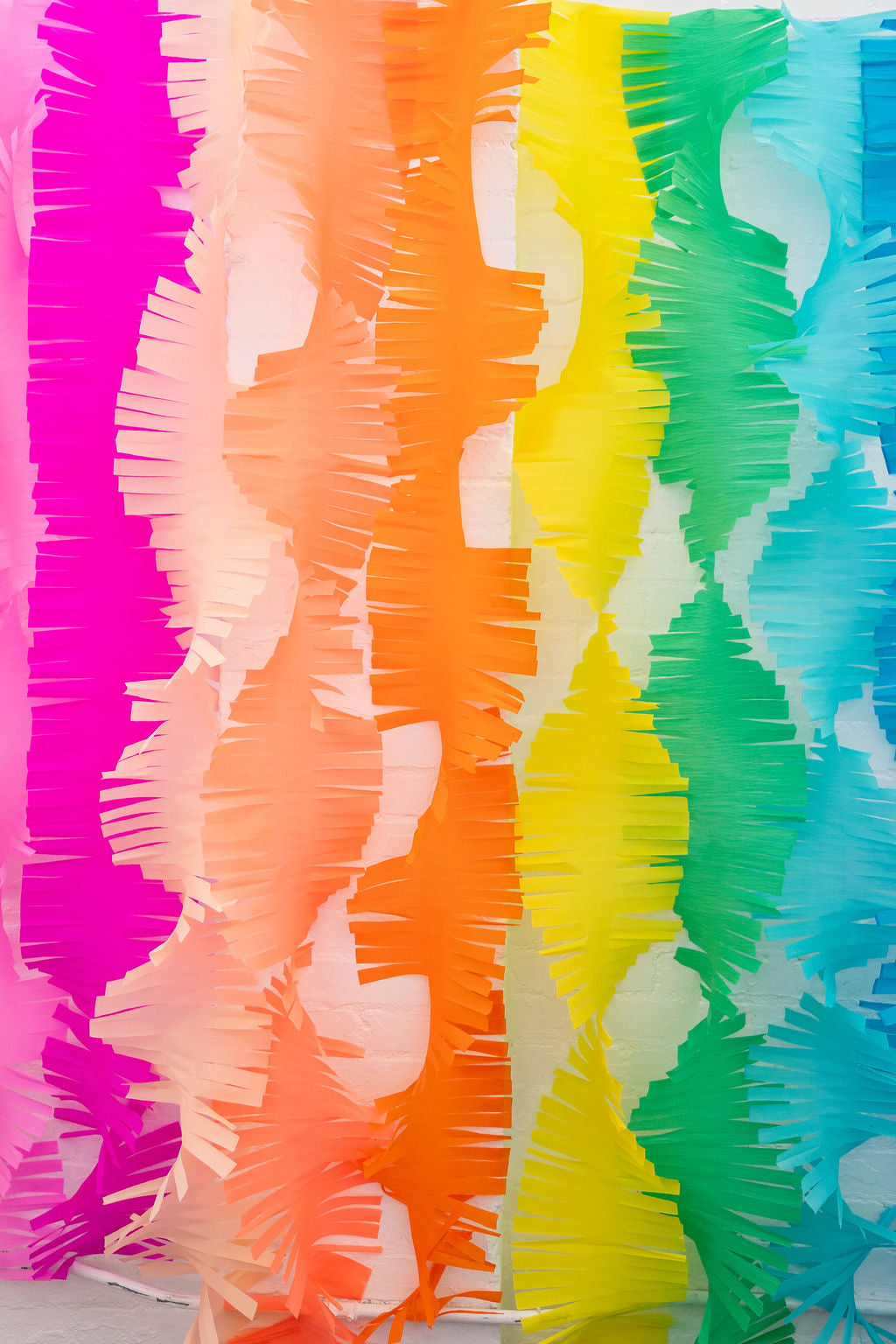 Custom Fringe Crepe Paper Streamers