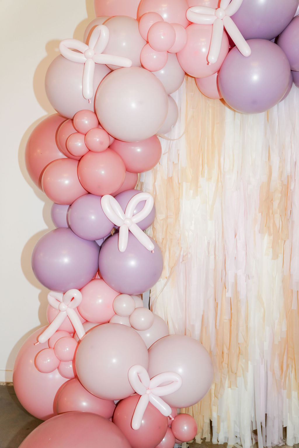 Bashful Blossoms Backdrop-Oh My Darling Party Co-Fringe Backdrop, Streamer Backdrop, Fringe perfect for events & parties!