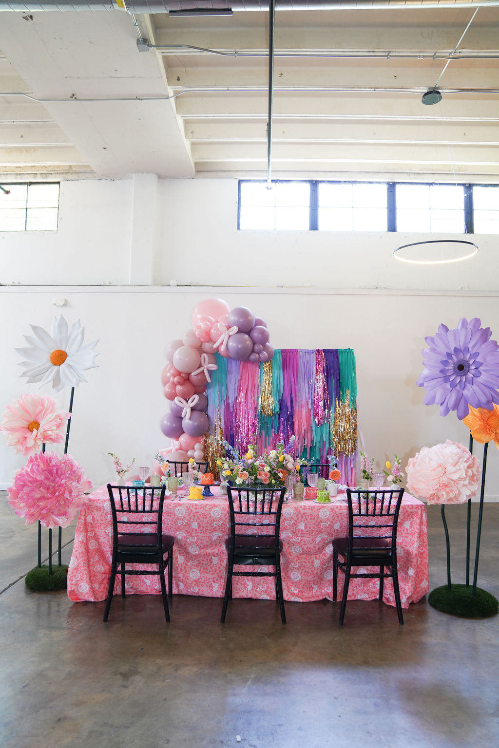 Stardust Fringe Backdrop-Backdrops-Oh My Darling Party Co