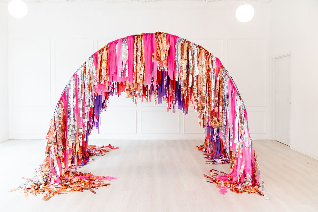 Fringe of Love Arched Fringe by Oh My Darling Party Co