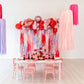 XOXO Fringe Backdrop-Backdrops-Oh My Darling Party Co