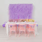 Tulle Fringe Backdrop in Lavender-Backdrops-Oh My Darling Party Co