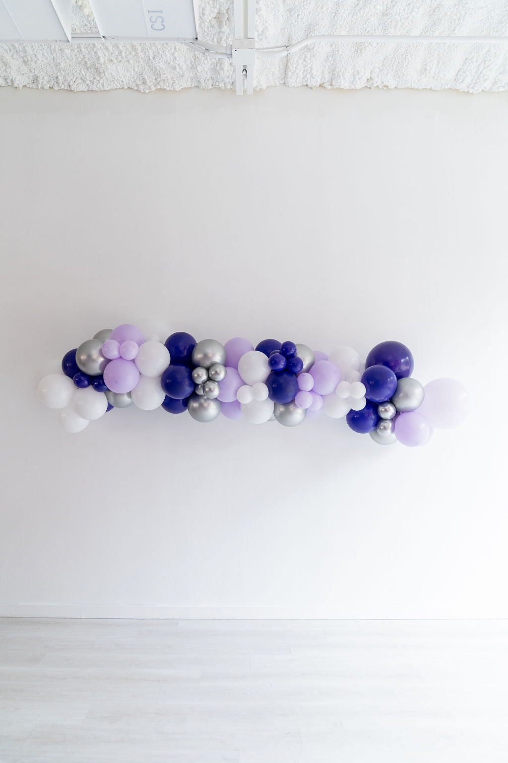 Purple & White Balloon Kit