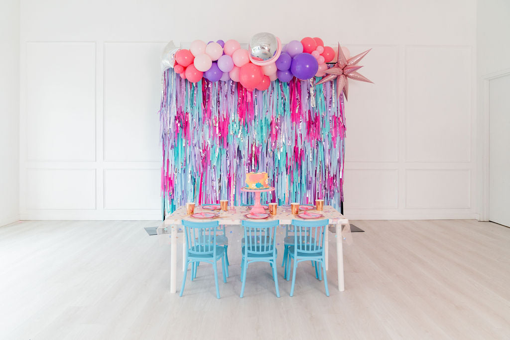 Stellar Fringe Backdrop-Oh My Darling Party Co-Fringe Backdrop, Streamer Backdrop, Fringe perfect for events & parties!