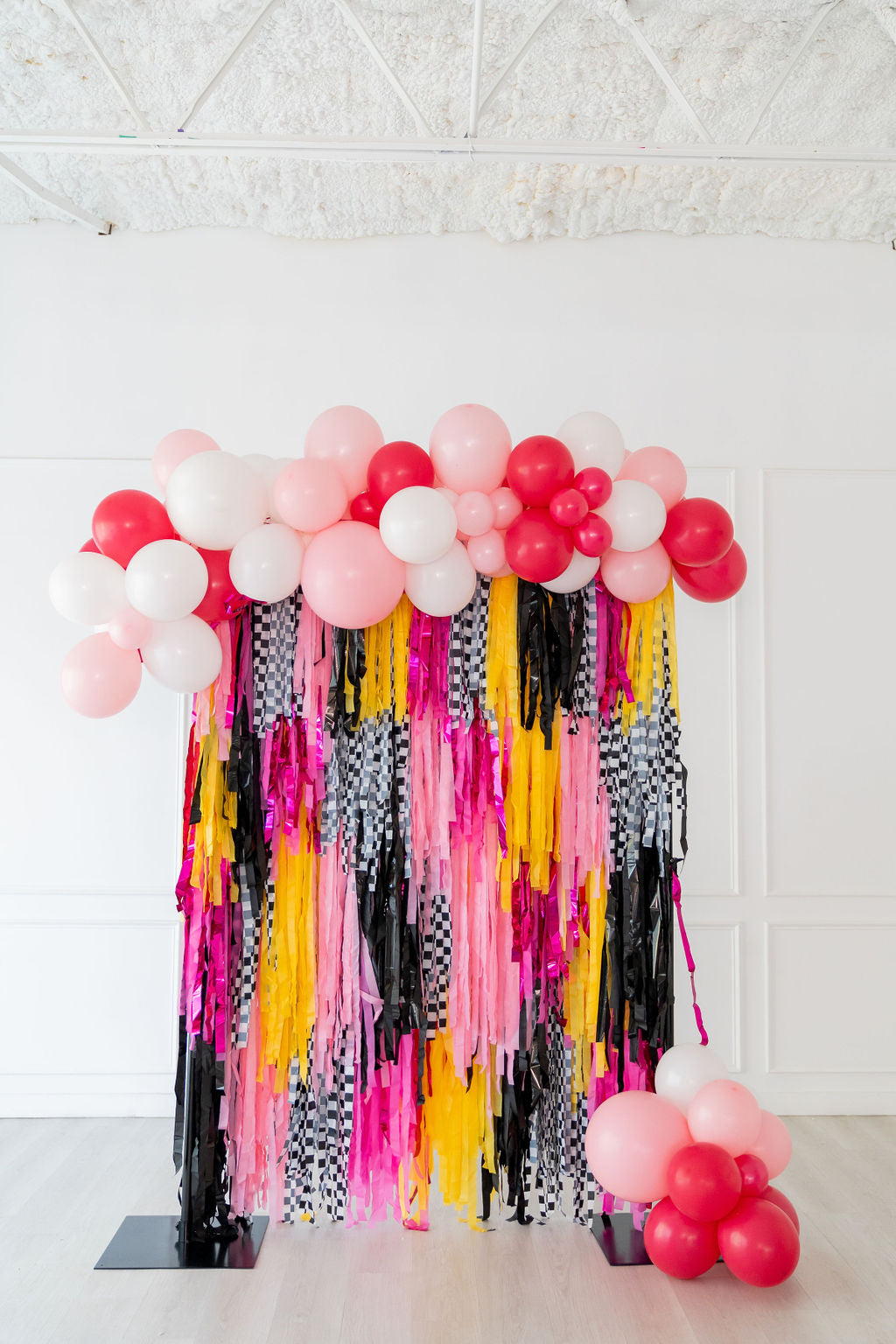2 Rod Backdrop Two Rad Fringe Backdrop exclusive at Oh My Darling Party Co