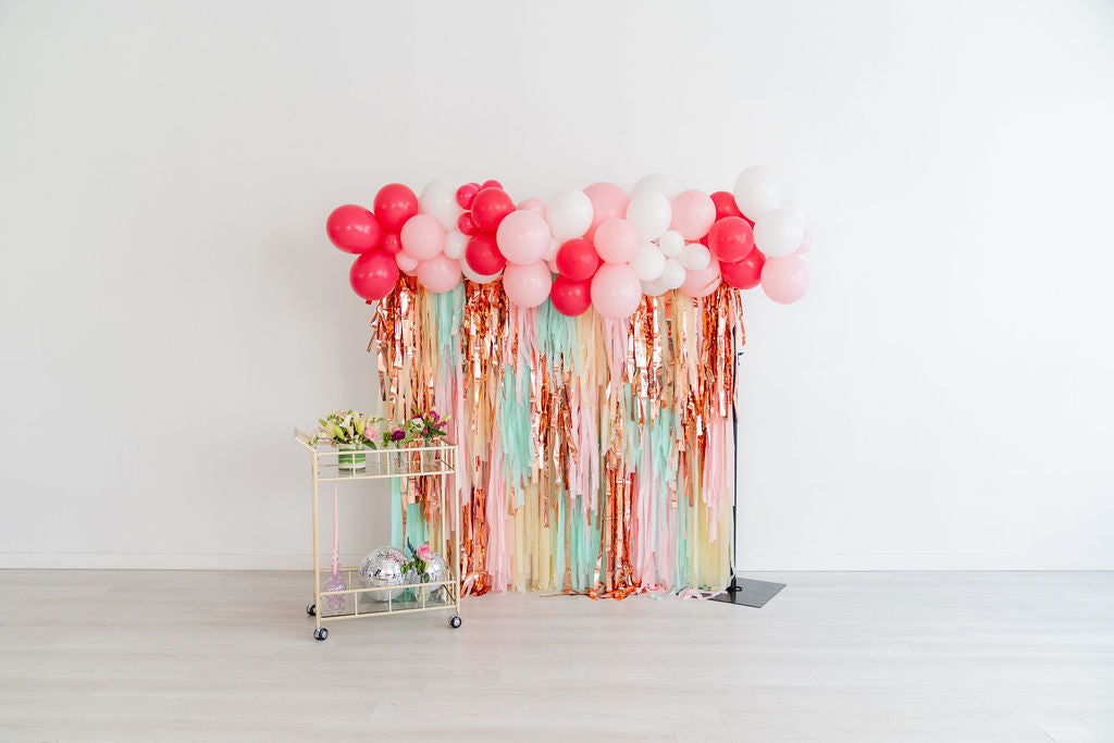 Tea for Two Fringe Backdrop-Backdrops-Oh My Darling Party Co