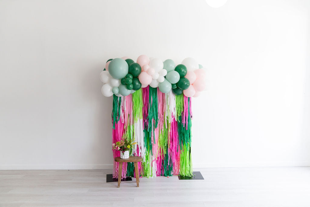 Watermelon Fringe Backdrop-Backdrops-Oh My Darling Party Co