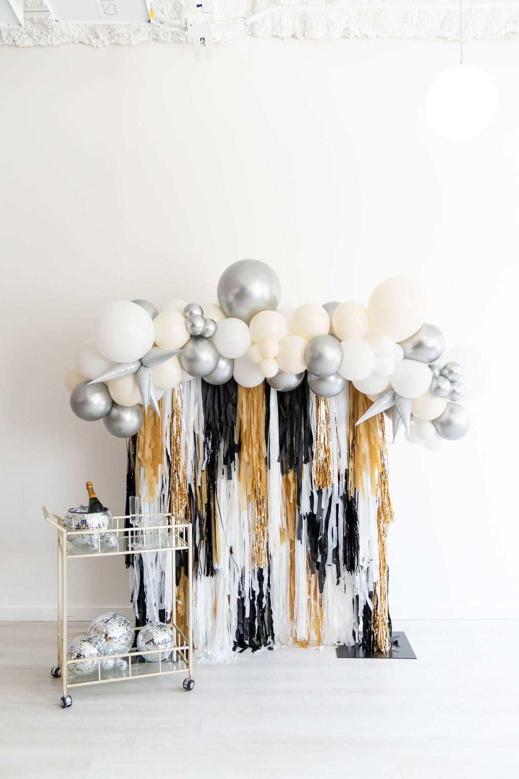 Timeless Celebration Fringe Backdrop exclusive at Oh My Darling Party