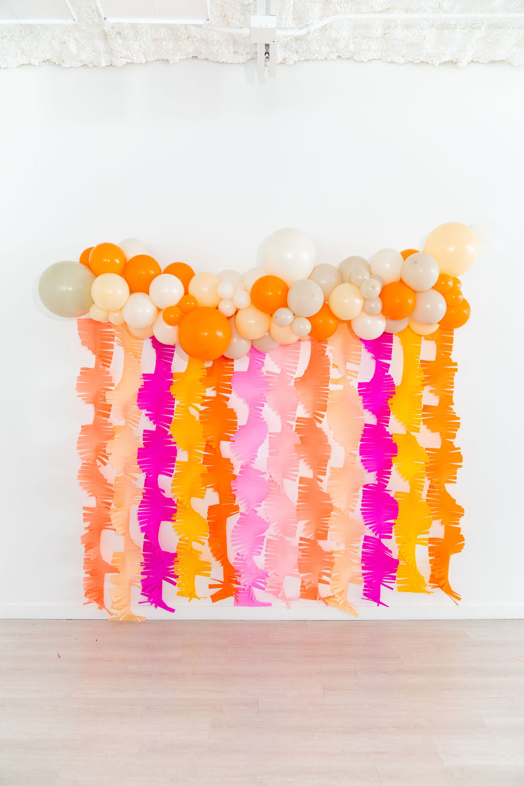 Sunset Fringe Crepe Paper Bundle-Oh My Darling Party Co-Fringe Backdrop, Streamer Backdrop, Fringe perfect for events & parties!