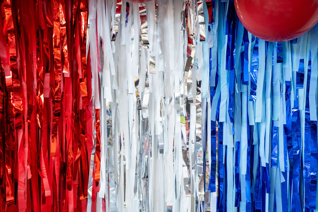 Hello, USA Fringe Backdrop-Backdrops-Oh My Darling Party Co