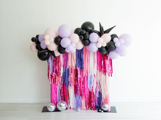 Dance Party Fringe Backdrop-Fringe Backdrop-Party Decor-Oh My Darling Party Co-Oh My Darling Party Co-1st birthday decor, baby shower decor, bachelorette, bachelorette backdro, bachelorette party, backdrops for party, balloon garland, balloon garlands, be my valentine, best sellers, birthday decor, birthday girl, birthday party, boho nursery, boho party decor, boho tassel garland, bridal shower, candy pink, cochella party decor, colorful backdrop, dance, dark purple, default, fiesta, fringe backdrop, fringe