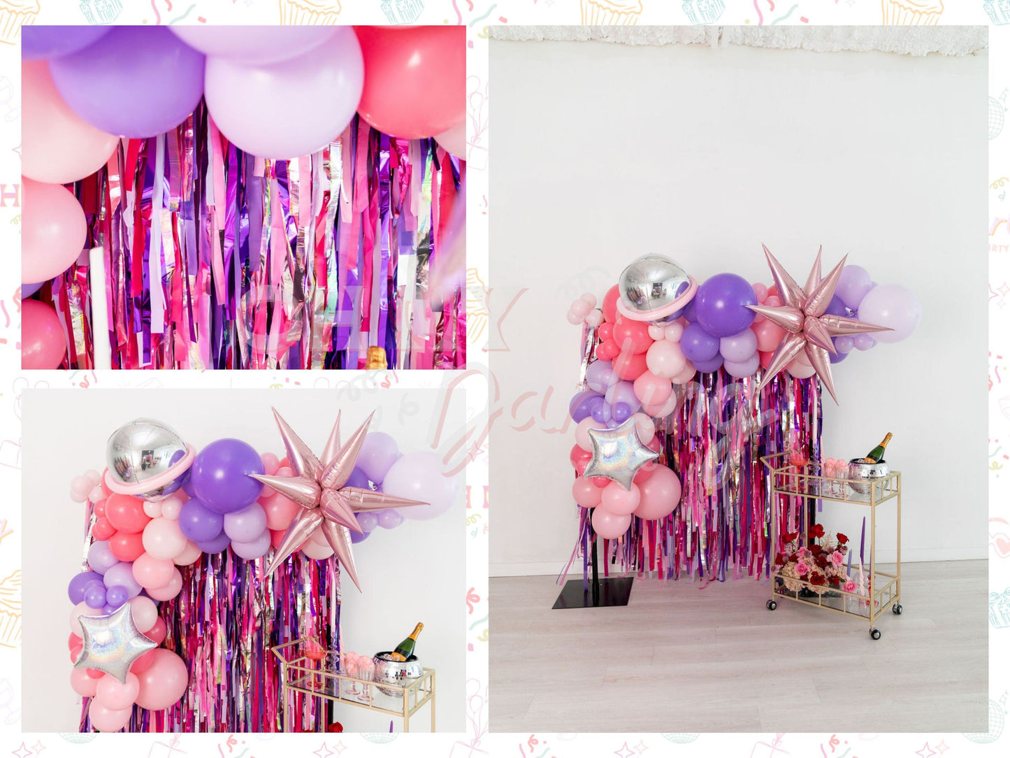 Euphoria Fringe Backdrop-Fringe Backdrop-Party Decor-Oh My Darling Party Co-Oh My Darling Party Co-1st birthday decor, baby shower decor, bachelorette, bachelorette backdro, bachelorette party, backdrops for party, balloon garland, balloon garlands, be my valentine, best sellers, birthday decor, birthday party, boho nursery, boho party decor, boho tassel garland, bridal shower, christmas 22, cochella party decor, colorful backdrop, Default, disco, euphoria, euphoria bachelorette, euphoria birthday, euphoria