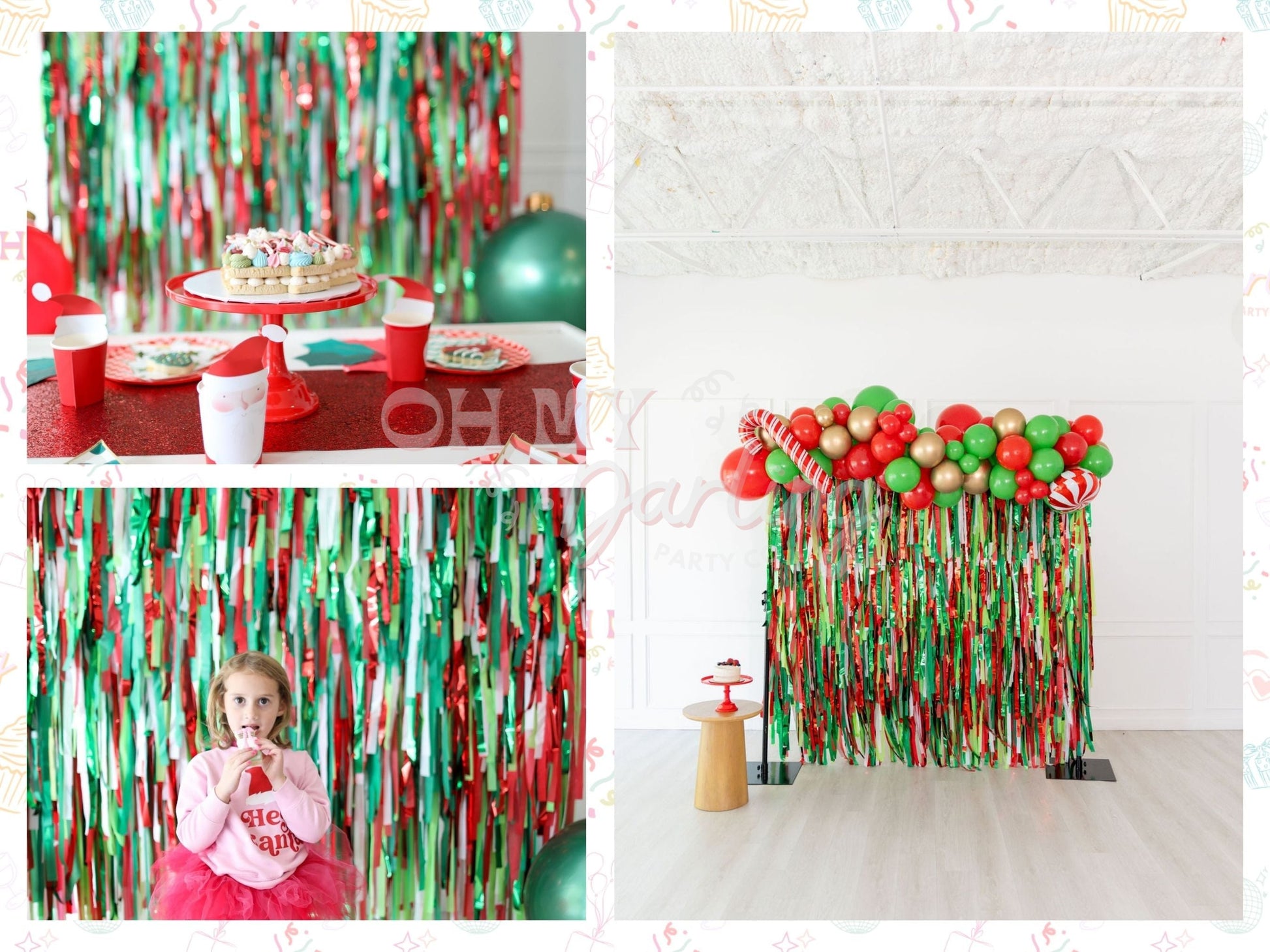 Feeling Grinchy Fringe Backdrop-Fringe Backdrop-Party Decor-Oh My Darling Party Co-Oh My Darling Party Co-1st birthday decor, all my jingle ladies, baby shower decor, bachelorette, bachelorette backdro, bachelorette party, backdrops for party, balloon garland, balloon garlands, best sellers, birthday decor, birthday party, boho christmas, boho nursery, boho party, boho party decor, boho tassel garland, bridal shower, christmas, christmas 22, Christmas Decor, christmas decoration, christmas eve, christmas ga