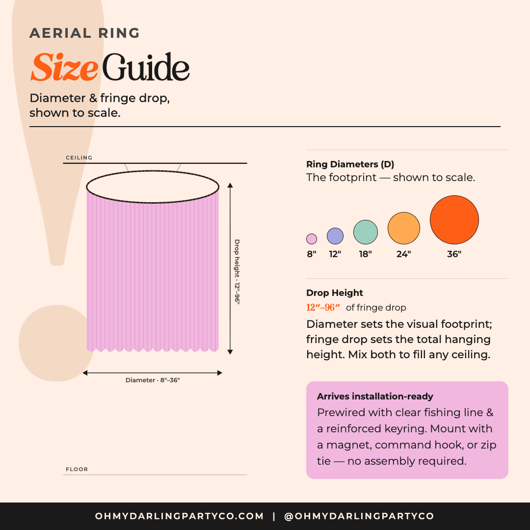 Fringe ring size guide