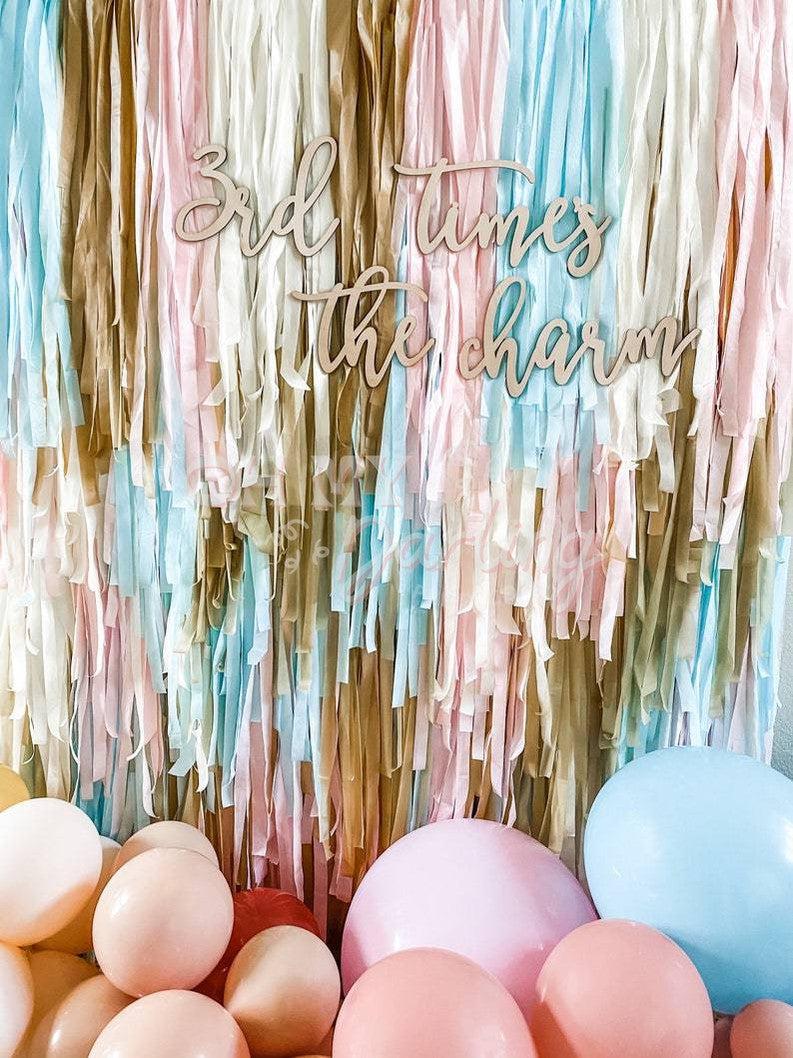 Gender Reveal Backdrop-Fringe Backdrop-Party Decor-Oh My Darling Party Co-Oh My Darling Party Co-1st birthday decor, baby shower, baby shower decor, bachelorette, bachelorette backdro, bachelorette party, backdrops for party, balloon garland, balloon garlands, best sellers, birthday decor, birthday party, blue baby shower, BLUE BACKDROP, BLUE BACKDROPS, blush, boho nursery, boho party decor, boho tassel garland, boy baby shower, bridal shower, butterfly, cochella party decor, colorful backdrop, cream, defau