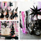 Girly Goth Backdrop-Fringe Backdrop-Party Decor-Oh My Darling Party Co-Oh My Darling Party Co-1st birthday decor, baby shower decor, bachelorette, bachelorette backdro, bachelorette party, backdrops for party, balloon garland, balloon garlands, best sellers, birthday decor, birthday decorations, birthday girl, birthday party, black, black backdrops, boho nursery, boho party decor, boho tassel garland, bridal shower, Bubblegum, cochella party decor, colorful backdrop, default, fall, fiesta, fringe backdrop, 