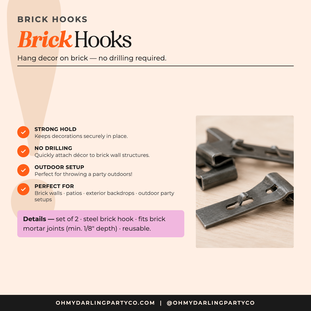 Brick hooks overview