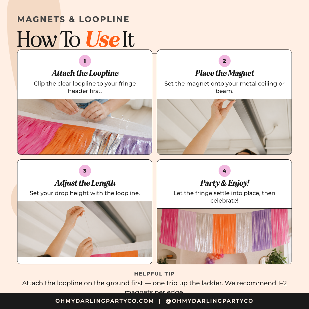 How to use the magnet and loop line