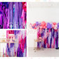 Iris & Lilac Fringe Backdrop-Fringe Backdrop-Party Decor-Oh My Darling Party Co-Oh My Darling Party Co-baby shower, backdrops for party, balloon garlands, be my valentine, birthday decorations, bridal, bridal party, bridal shower, bridal shower decor, butterfly party, candy pink, christmas 22, dark purple, default, first birthday, fringe backdrop, fringe garland, Fringe Streamers, girl baby shower, girl birthday, girl space party, metallic purple, OMDPC, outerspace, party backdrops, party decor, pink, pink 