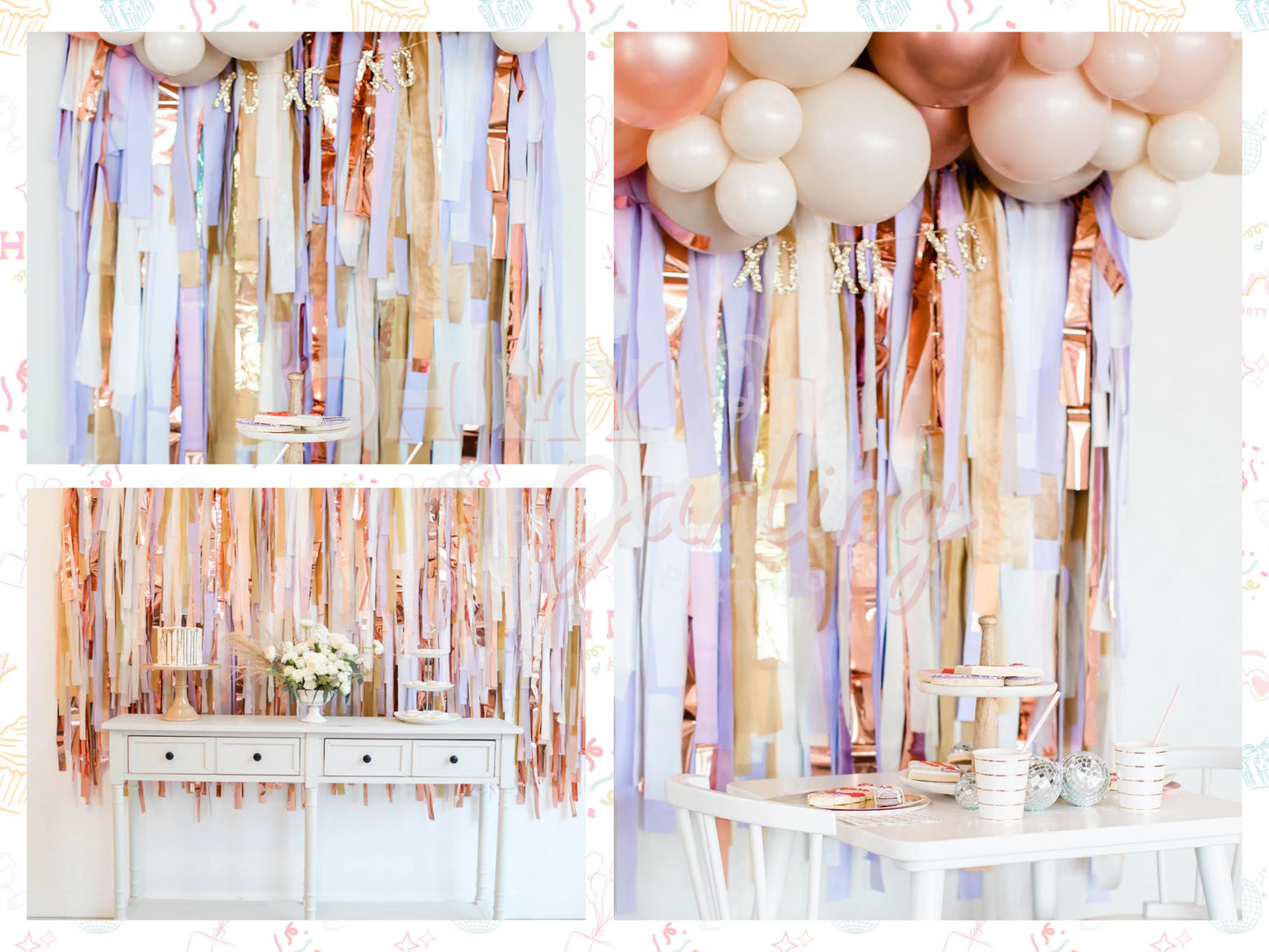 Lavender Fields Backdrop-Fringe Backdrop-Party Decor-Oh My Darling Party Co-Oh My Darling Party Co-1st birthday decor, baby, baby shower, baby shower decor, bachelorette, bachelorette backdro, bachelorette party, backdrops for party, balloon garland, balloon garlands, best sellers, birthday decor, birthday party, boho nursery, boho party decor, boho tassel garland, bridal shower, cochella party decor, colorful backdrop, cream, default, engagement, engagement party, fairy, fiesta, florals, fringe backdrop, f