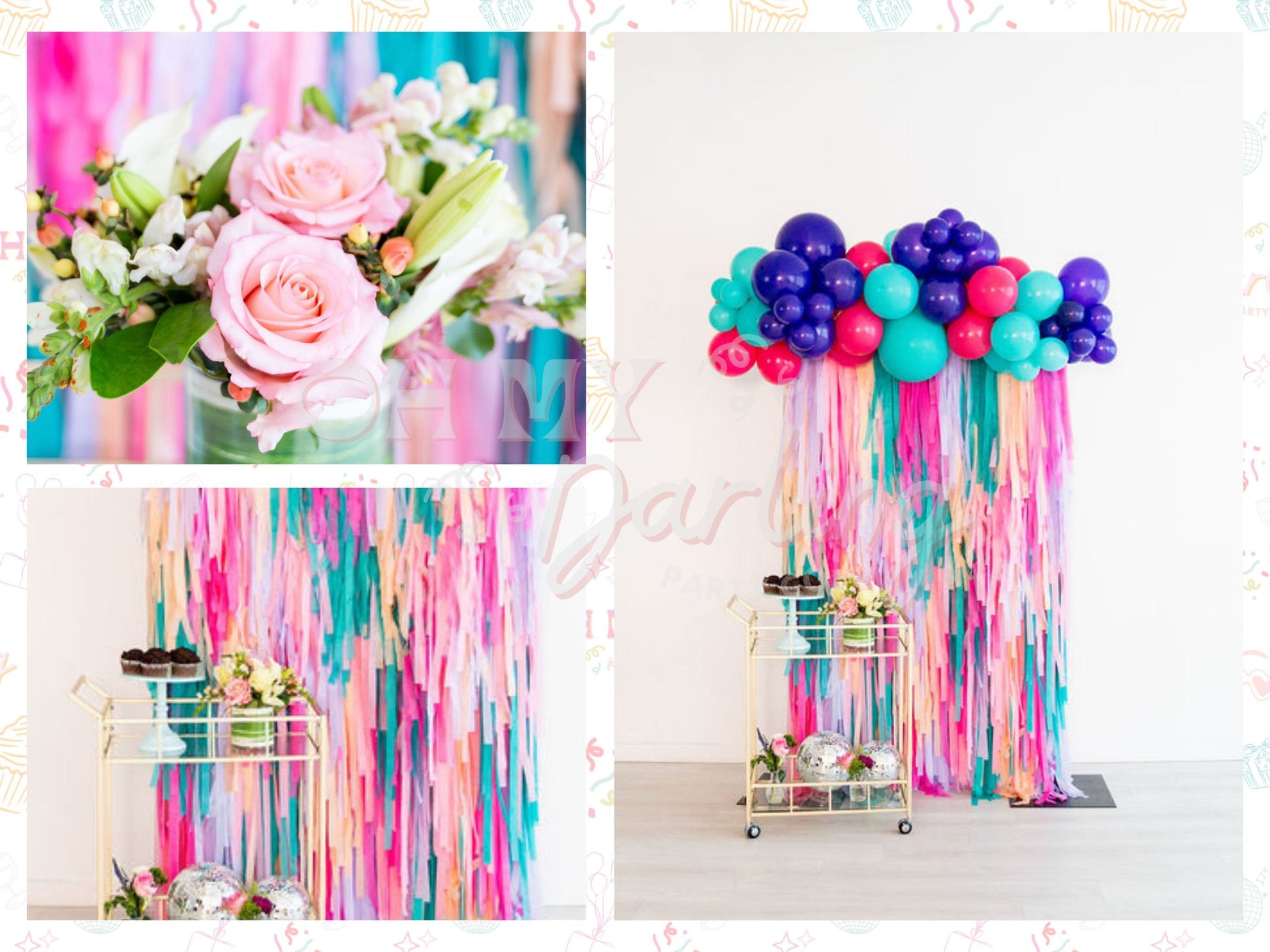 Magical Casita Backdrop-Fringe Backdrop-Party Decor-Oh My Darling Party Co-Oh My Darling Party Co-1st birthday decor, baby pink, baby shower decor, bachelorette, bachelorette backdro, bachelorette party, backdrops for party, balloon garland, balloon garlands, be my valentine, best sellers, birthday decor, birthday decorations, birthday girl, Birthday Party, boho nursery, boho party decor, boho tassel garland, bridal shower, candy pink, cinco de mayo, cochella party decor, colorful backdrop, default, encanto