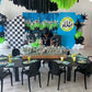 Monster Truck Bash Overhead Swag-Fringe Backdrop-Party Decor-Oh My Darling Party Co-Oh My Darling Party Co-1st birthday decor, baby shower decor, bachelorette, bachelorette backdro, bachelorette party, backdrops for party, balloon garland, balloon garlands, best sellers, birthday boy, birthday decor, birthday party, black, black and silver party, black backdrops, blue, BLUE BACKDROP, BLUE BACKDROPS, boho nursery, boho party decor, boho tassel garland, boy baby shower, boy birthday, boy party, boy shower, bo