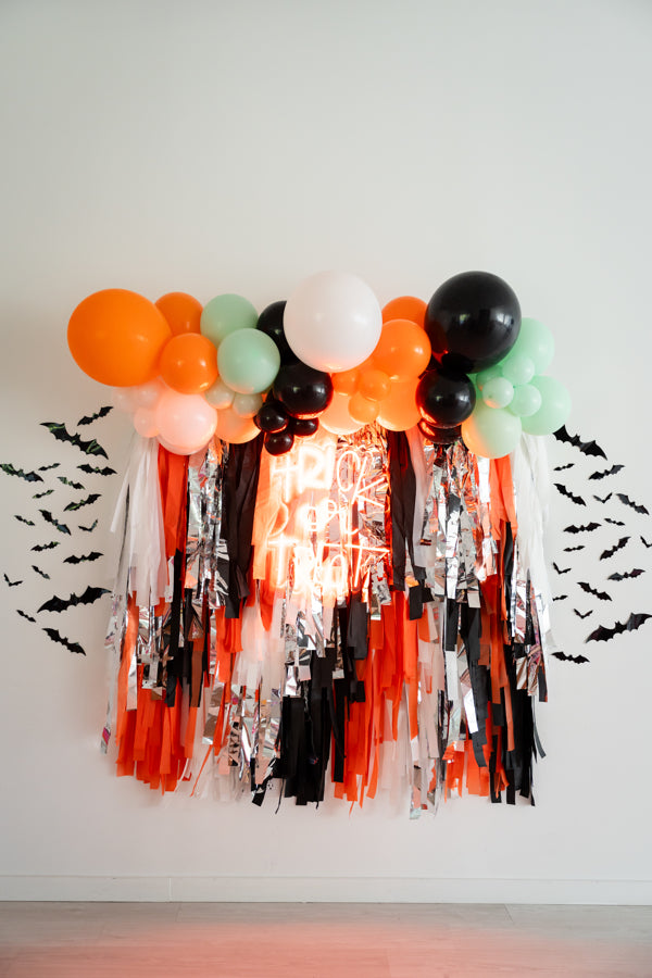 Trick Or Treat Classic Fringe Backdrop-Backdrops-Oh My Darling Party Co