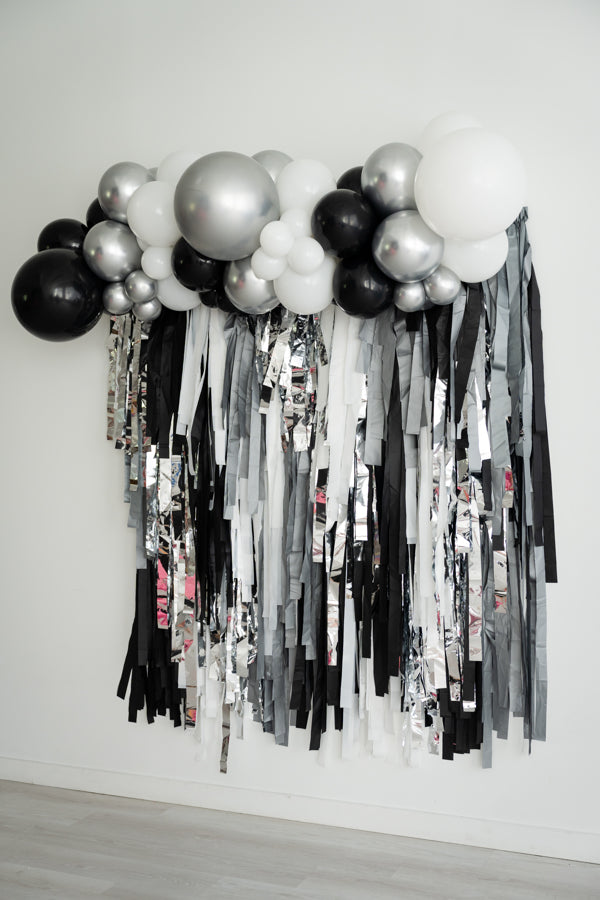 Silver Mirage Fringe Backdrop-Backdrops-Oh My Darling Party Co