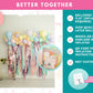 Pastel Balloon Kit-Fringe Backdrop-Party Decor-Balloon Kits-Oh My Darling Party Co-balloons, easter, easter bunny, easter fringe, easter garland, easter party, easter time, happy easter, pastel, pastel birthday, pastel blue, pastel party, pastel rainbow, pastel rainbows, pastels, purple pastel, spring