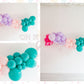 Pop Star Balloon Kit-Fringe Backdrop-Party Decor-Balloon Kits-Oh My Darling Party Co-balloon garlands, balloons, easter, easter fringe, girl party, girls day, Girls Trip, party backdrops, pastel, pink and purple, pop star, spring, teal, trolls, trolls birthday, unicorns, unicorns party