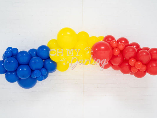 Primary Prism Balloon Kit-Fringe Backdrop-Party Decor-Balloon Kits-Oh My Darling Party Co-back to school, balloons, Birthday, birthday boy, birthday decorations, Birthday Party, boy birthday, boys, boys birthday, first birthday, happy birthday, lego, mario