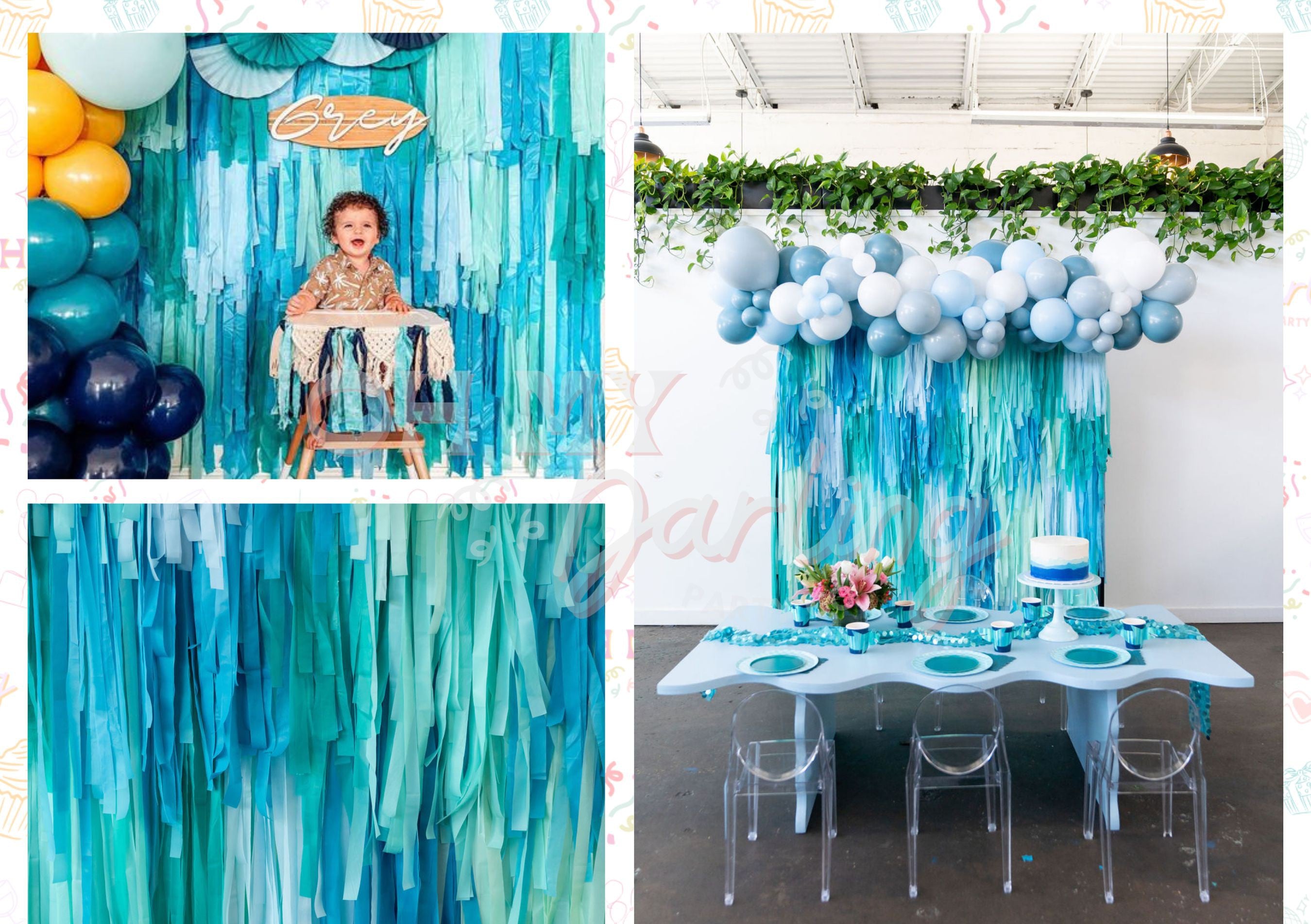 Ready To Ship: Big One Backdrop-Backdrops-Oh My Darling Party Co