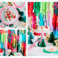 Ready To Ship: Merry & Bright Backdrop-Fringe Backdrop-Party Decor-Ready To Ship-Oh My Darling Party Co-bachelorette, backdrops for party, balloon garlands, bermuda, BLUE BACKDROP, BLUE BACKDROPS, blush, bridal shower, bubblegum, candy pink, christmas, Christmas 22, Christmas Decor, christmas decoration, christmas eve, christmas garland, Christmas Party, christmas party decor, christmas party idea, cream, default, fringe garland, Fringe Streamers, gn party, gold, GOLD BACKDROP, goldenrod, GREEN BACKDROP, GR