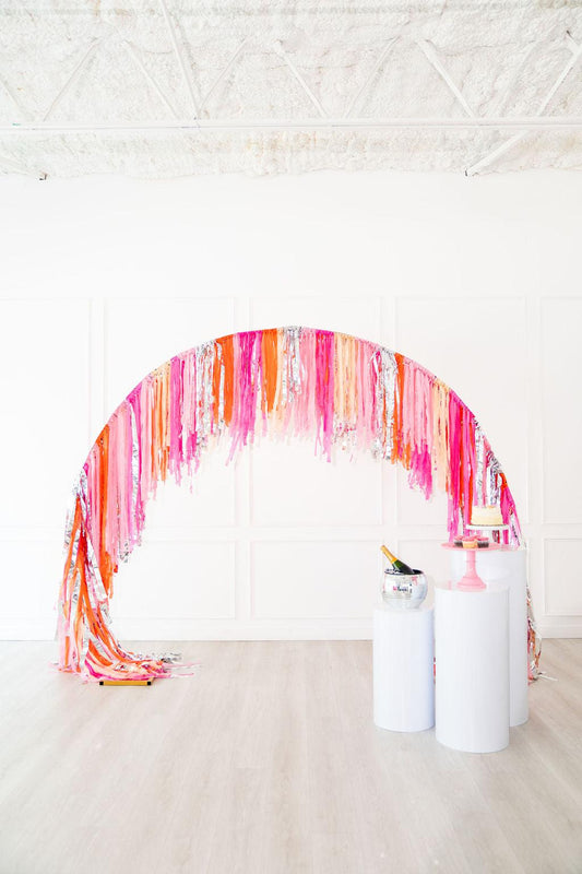 Ready To Ship: Tunnels & Arches-Fringe Backdrop-Party Decor-Ready To Ship-Oh My Darling Party Co-1st birthday decor, aerial, arch, baby shower decor, bachelorette, bachelorette backdro, bachelorette party, backdrops for party, balloon garland, balloon garlands, be my valentine, best sellers, birthday decor, Birthday Party, boho nursery, boho party decor, boho tassel garland, boy party, bridal party, bridal shower, candy pink, ceiling, cochella party decor, colorful backdrop, custom overhead, engagement part