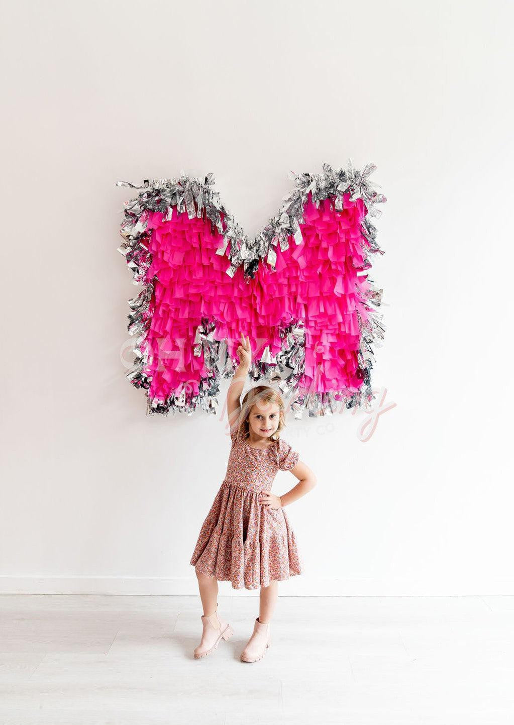 Ready To Ship: Varsity Fringe Letters-Backdrops-Oh My Darling Party Co