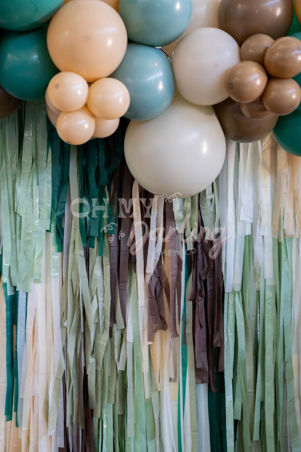 Ready to Ship: Happy Camper Backdrop-Fringe Backdrop-Party Decor-Oh My Darling Party Co-Oh My Darling Party Co-baby, baby in bloom, baby shower, backdrops for party, balloon garlands, birthday boy, birthday decorations, birthday girl, Birthday Party, boy baby shower, boy birthday, camp bachelorette, camp bride, camp bride bachelorette, camper, Campfire Cocktails, camping party, fringe backdrop, fringe decor, fringe garland, Fringe Streamers, gender neutral birthday, girl baby shower, girl birthday, happy bi