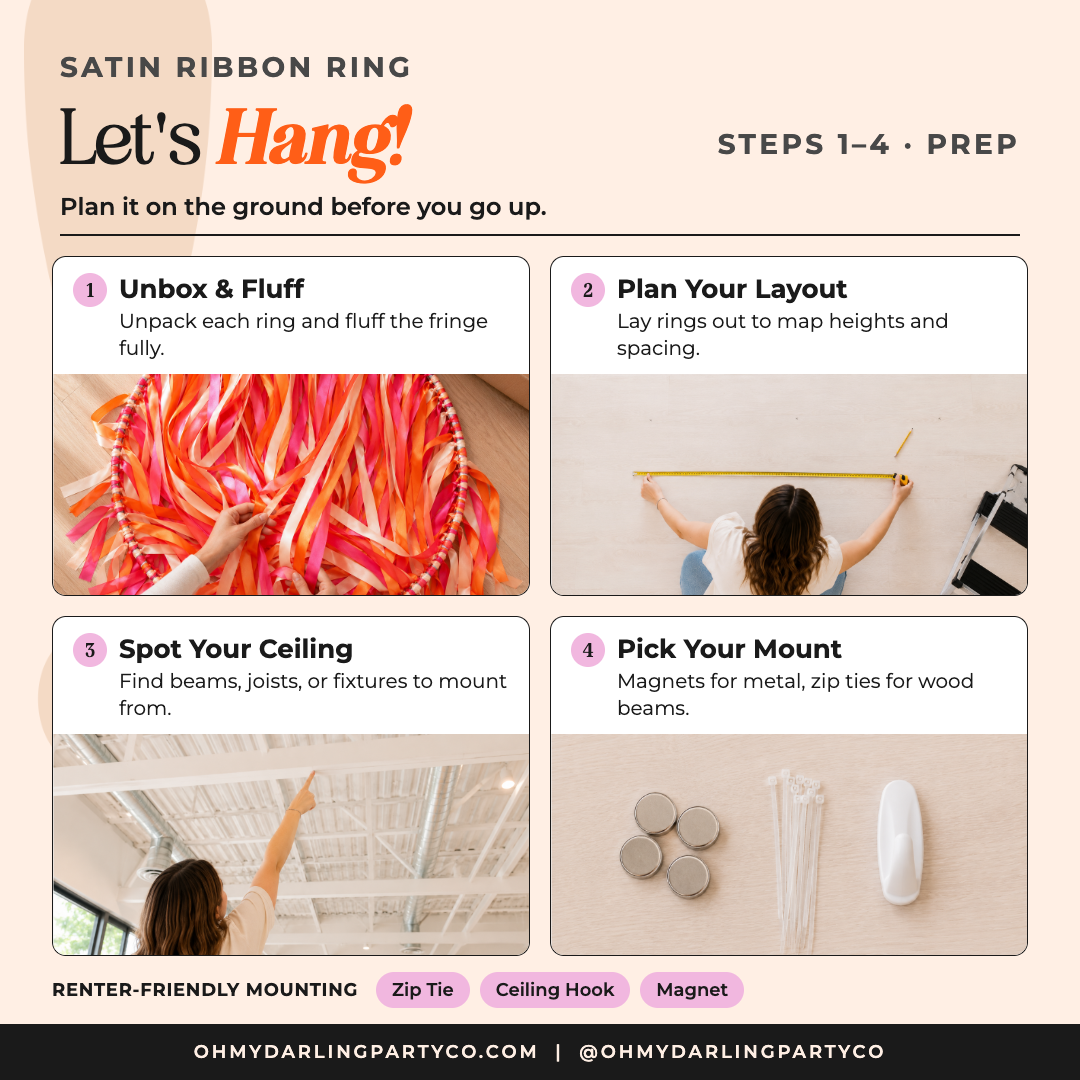 Satin Ribbon Ring let's hang