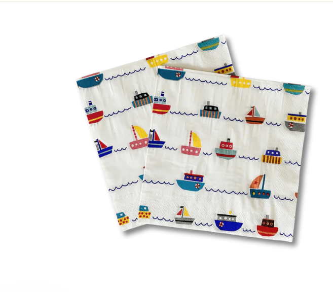 Boat Napkins Large-Oh My Darling Party Co-Fringe Backdrop, Streamer Backdrop, Fringe perfect for events & parties!