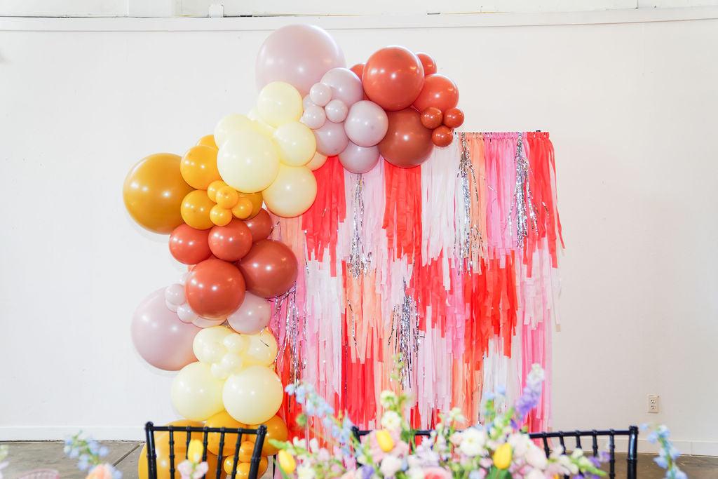 Spritz & Celebrate Backdrop-Fringe Backdrop-Party Decor-Oh My Darling Party Co-Oh My Darling Party Co-1st birthday decor, baby pink, baby shower decor, bachelorette, bachelorette backdro, bachelorette party, backdrops for party, balloon garland, balloon garlands, best sellers, birthday decor, birthday party, boho bachelorette, boho nursery, boho party decor, boho tassel garland, bridal, bridal party, bridal shower, bridal shower decor, bubblegum, candy pink, cochella party decor, colorful backdrop, fiesta, 