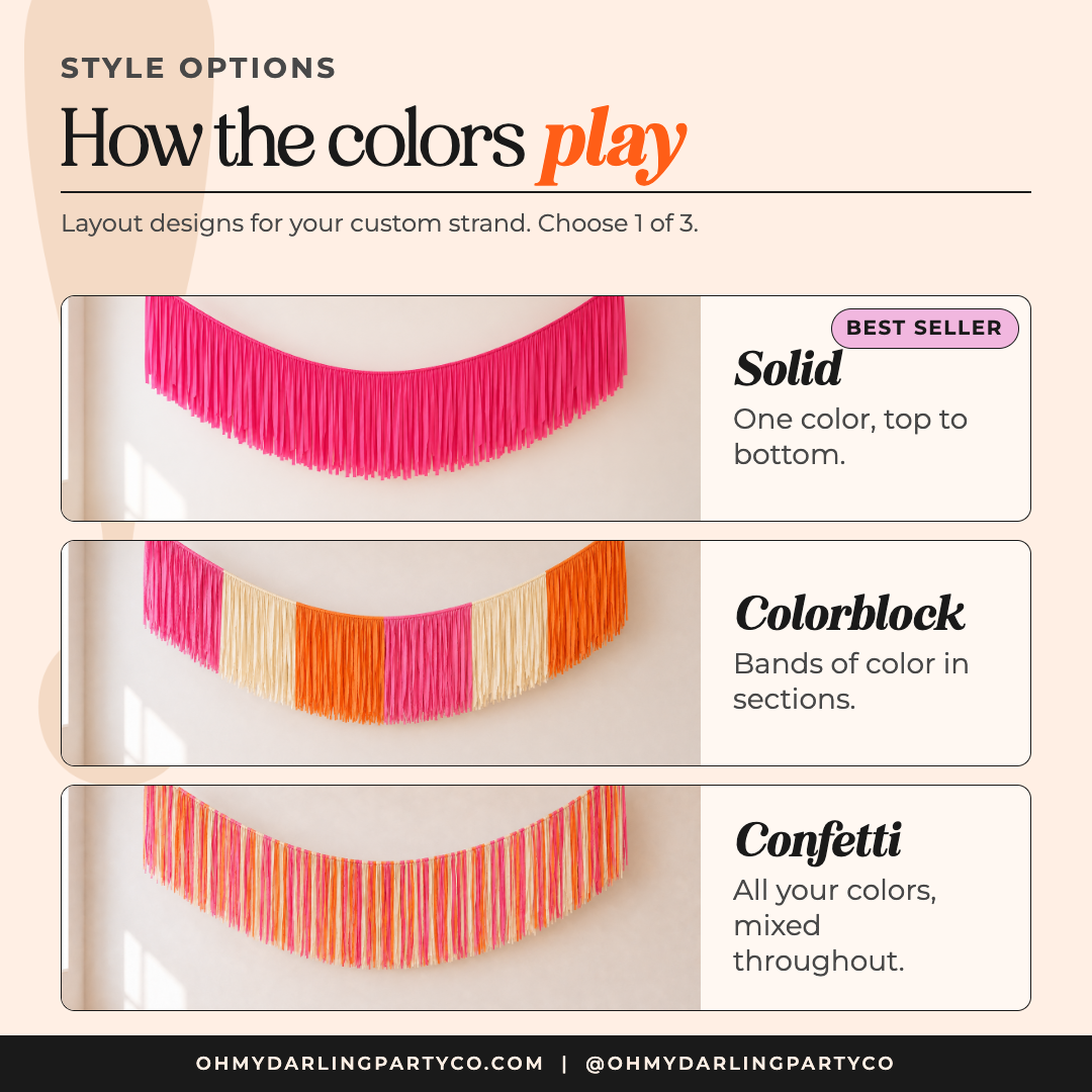Aerial strand style options