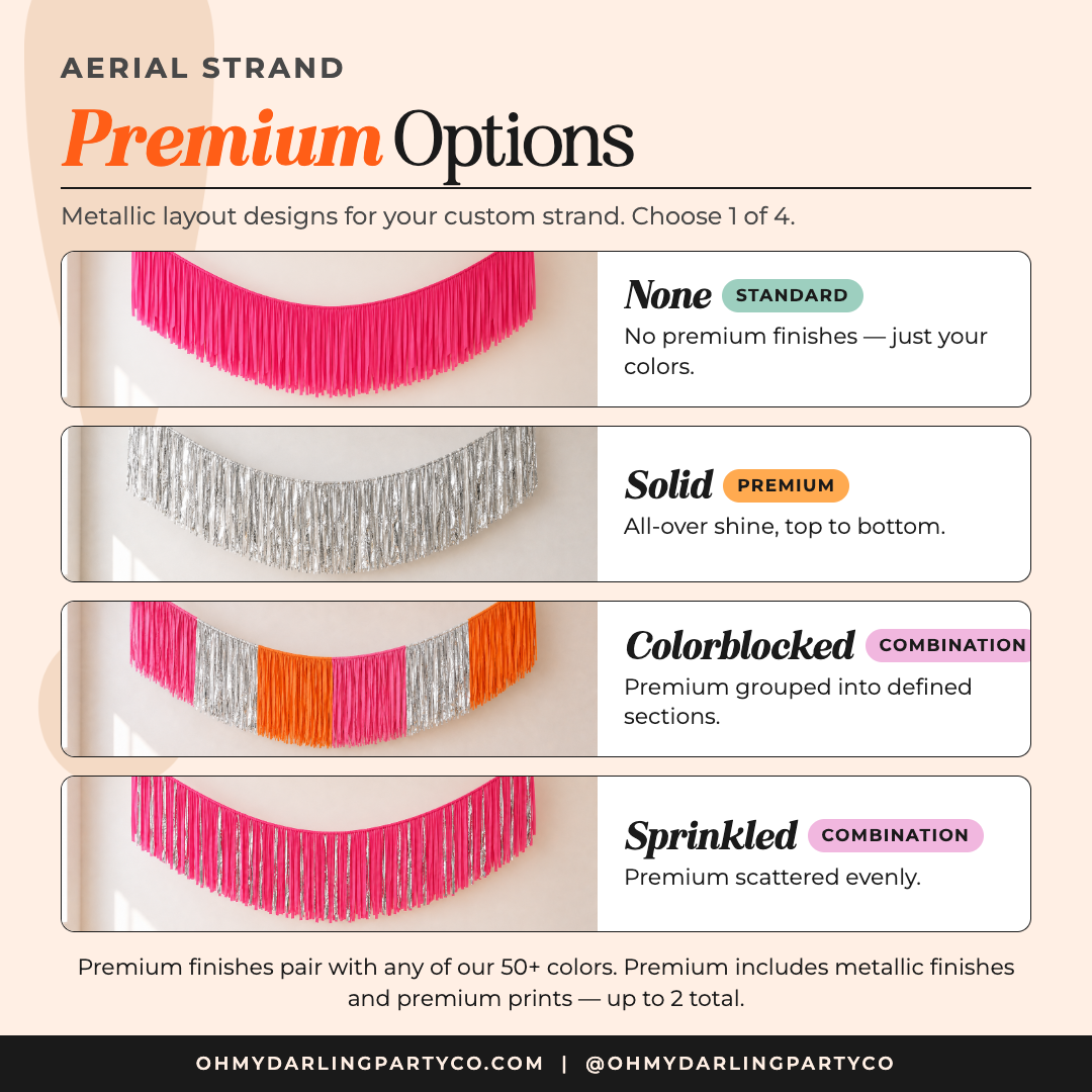 Aerial strand premium options